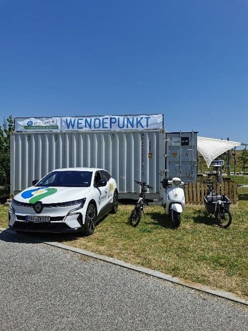 Mobilitätsstation im ecoQuartier