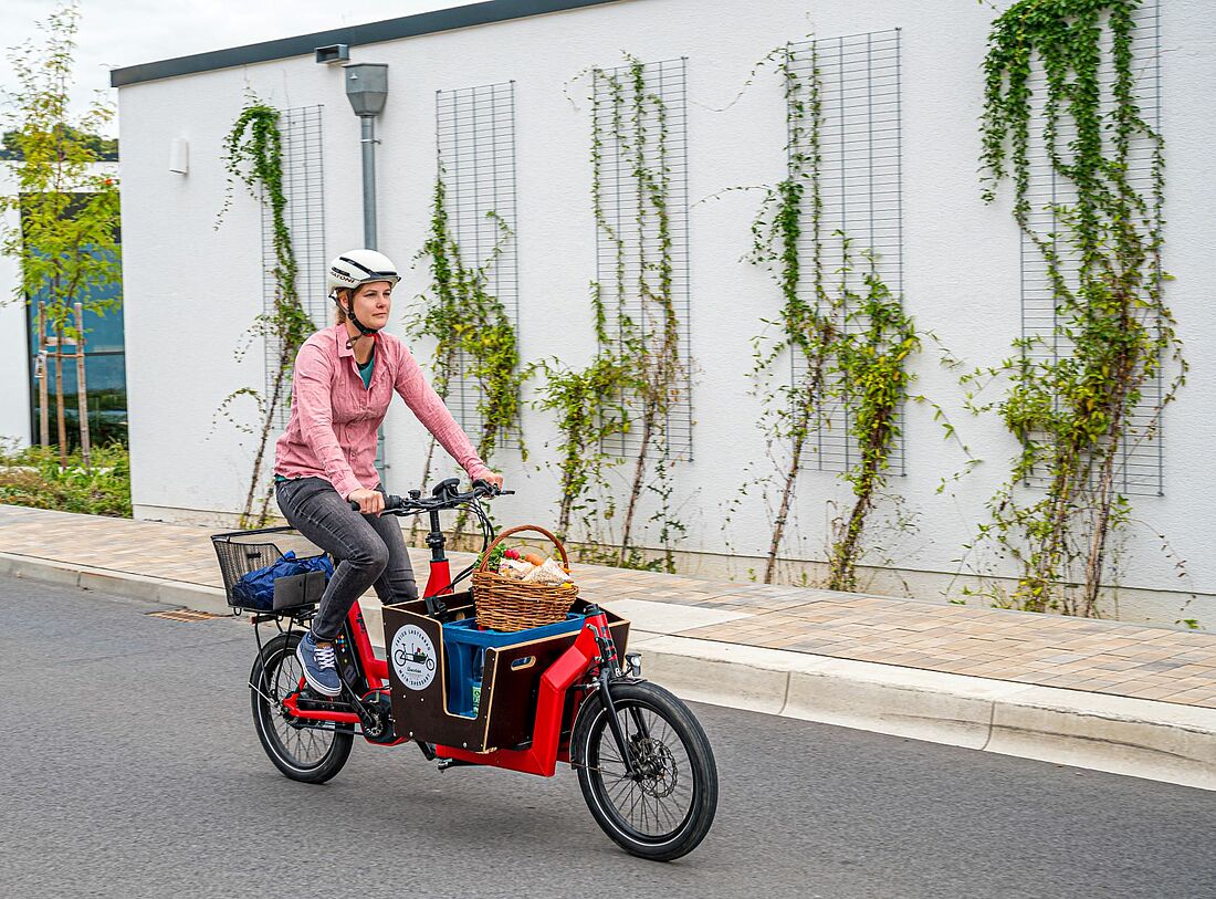 Das Lastenrad des Landkreises Main-Spessart.