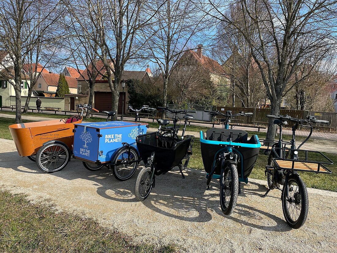 Lastenräder der Stadt Gunzenhausen Die fünf Lastenräder der Stadt Gunzenhausen